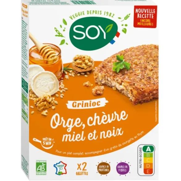 Grinioc orge chèvre miel noix 2x100g