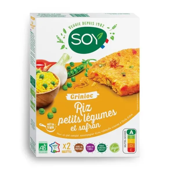 Grinioc riz petits légumes safran 2x100g