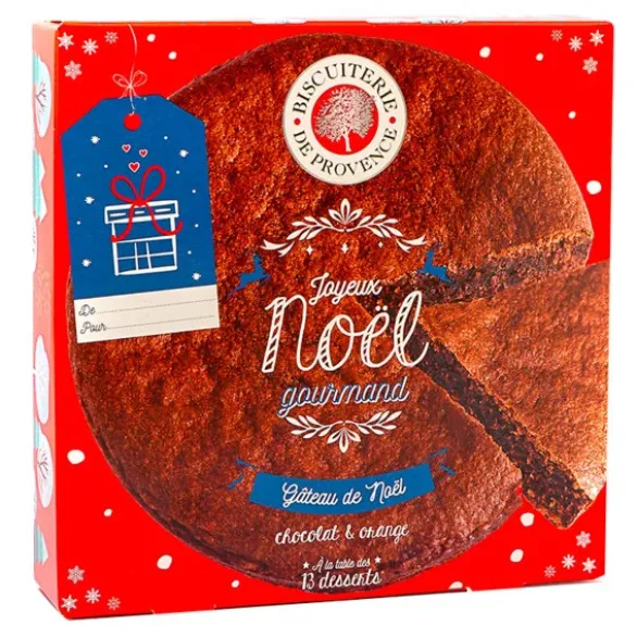 Gâteau de noël chocolat orange 225g