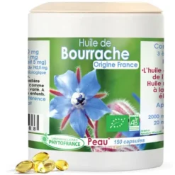 Huile de bourrache - 150 capsules