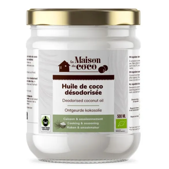 Huile de coco désodorisée 500ml