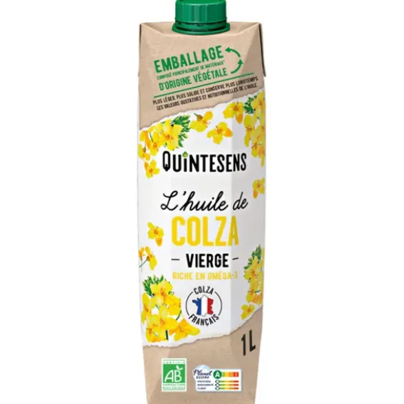 Huile de colza vierge tétra 1L