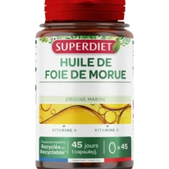 Huile de foie de morue capsule (45) 28,1g