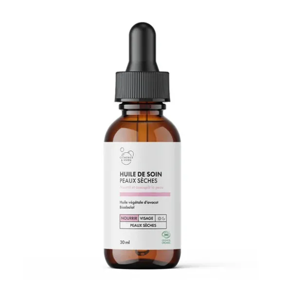 Huile de soin peaux sèches 30ml
