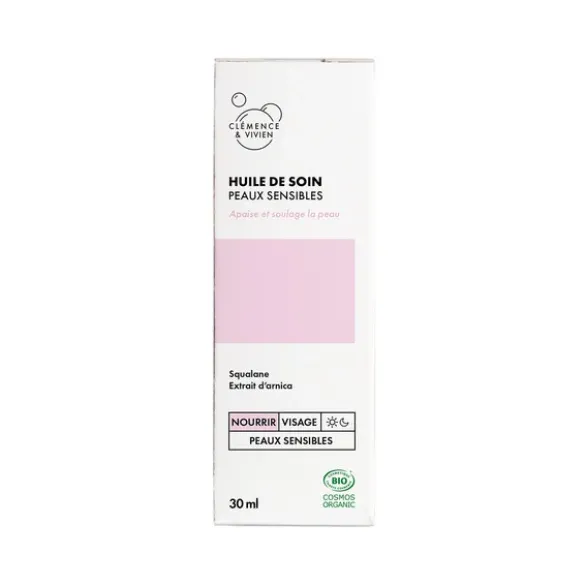 Huile de soin peaux sensibles 30ml