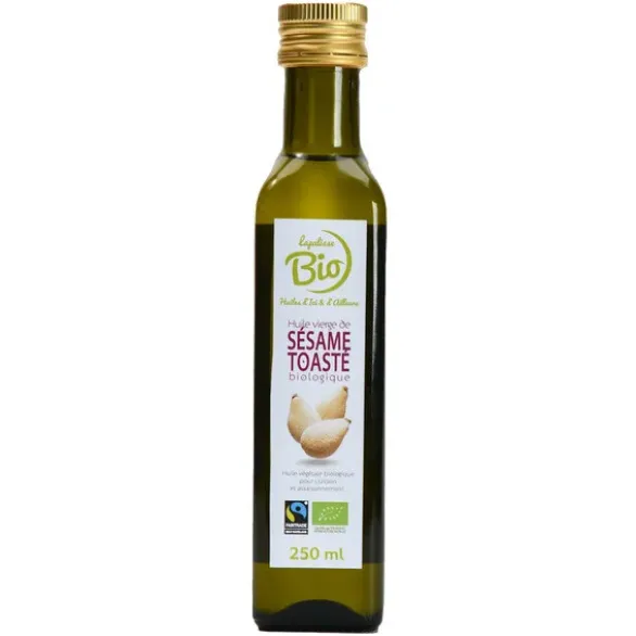Huile vierge de sésame toasté 250ml