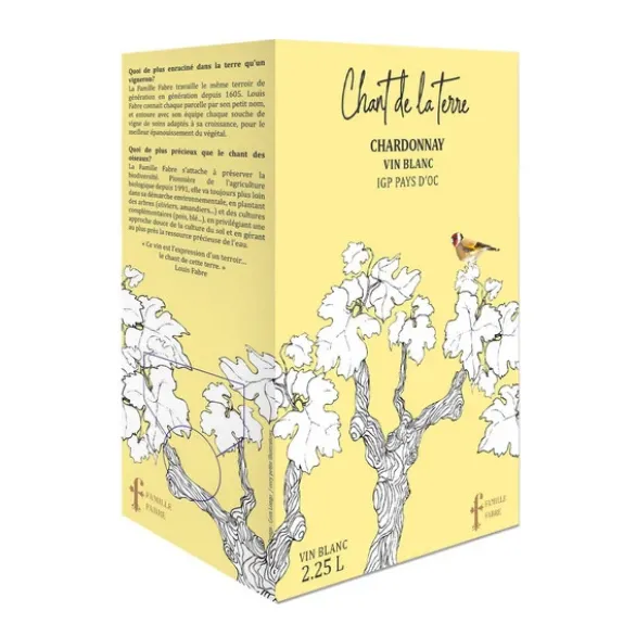 IGP Pays d'Oc Chardonnay blanc 2,25L