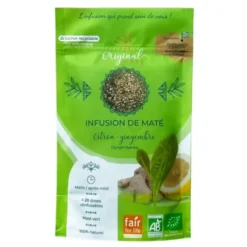 Infusion de maté citron gingembre 70g