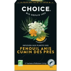 Infusion fenouil anis cumin des prés 17x2g