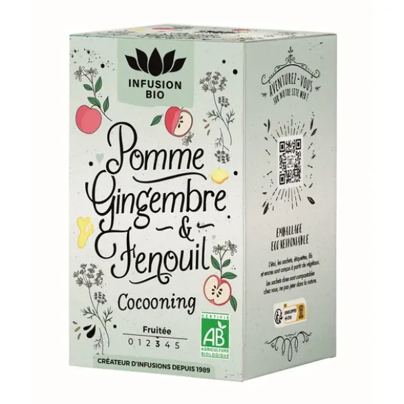 Infusion pomme gingembre fenouil 16x1,8g