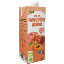 Jus pomme pêche abricot 1L