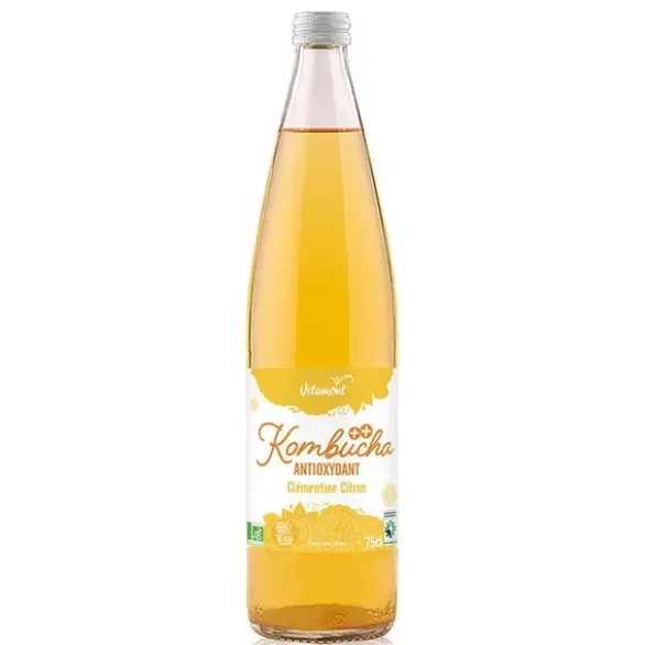 Kombucha antioxydant clémentine citron 75cl