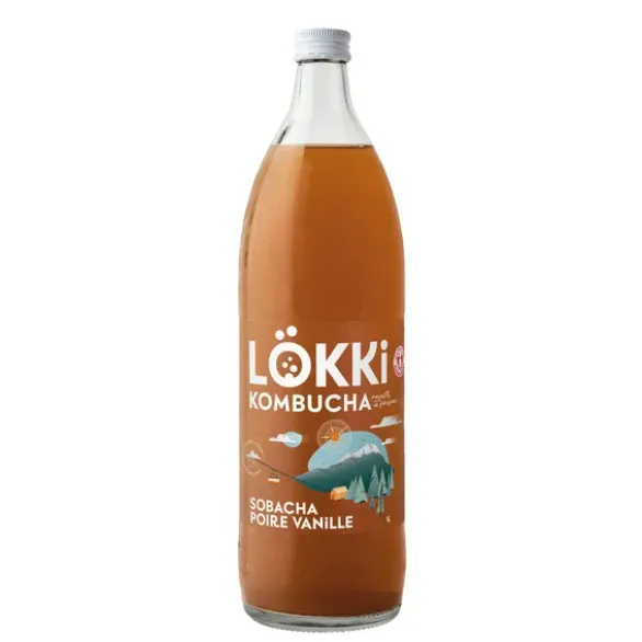 Kombucha sobacha poire vanille 1L