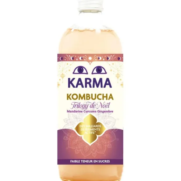 Kombucha Trilogy Noël mandarine curcuma gingembre 1l