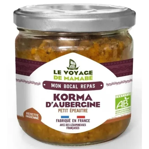 Korma d'aubergine petit épeautre 330g