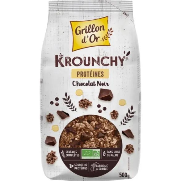 Krounchy protéiné choco noir 500g
