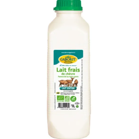 Lait chèvre entier pasteurisé 1L