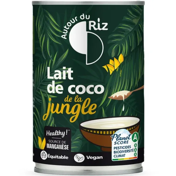 Lait de coco de la jungle 400ml