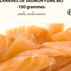 Lanières de saumon fumé 100g