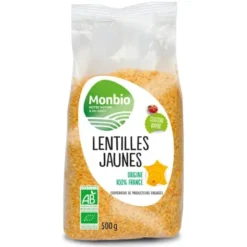 Lentilles jaunes France 500g