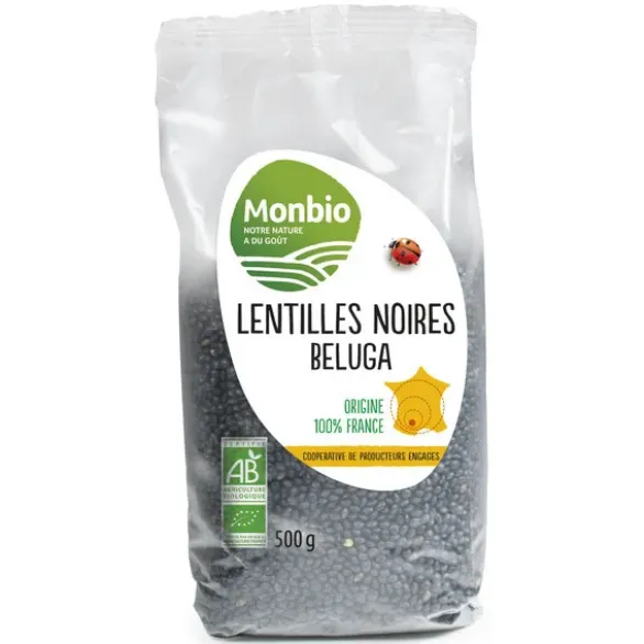 Lentilles noires beluga France 500g