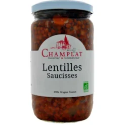 Lentilles saucisses 650g