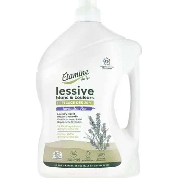 Lessive blanc & couleurs lavandin