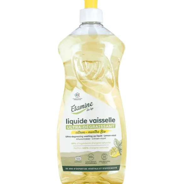 Liquide vaisselle citron menthe 1L
