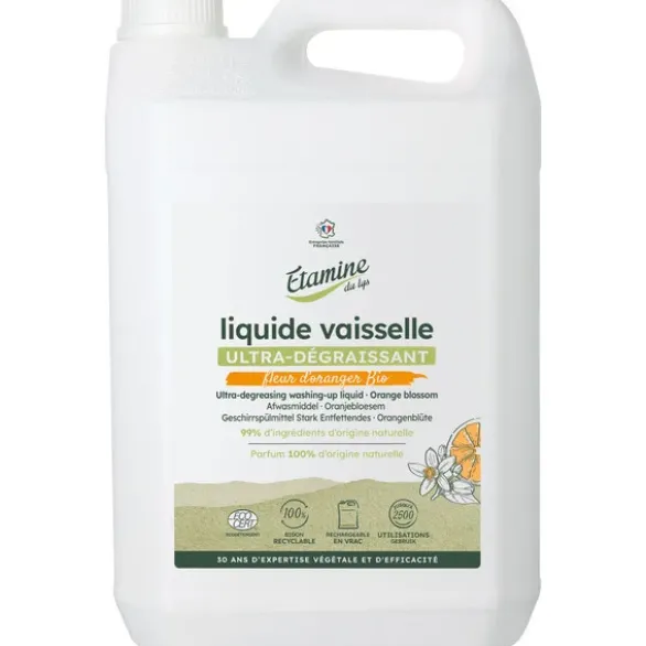 Liquide vaisselle oranger 5L