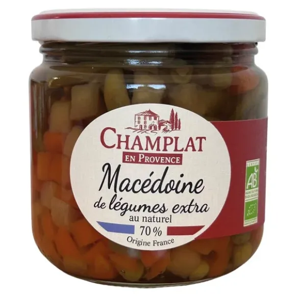 Macédoine de légumes 240g net égoutté