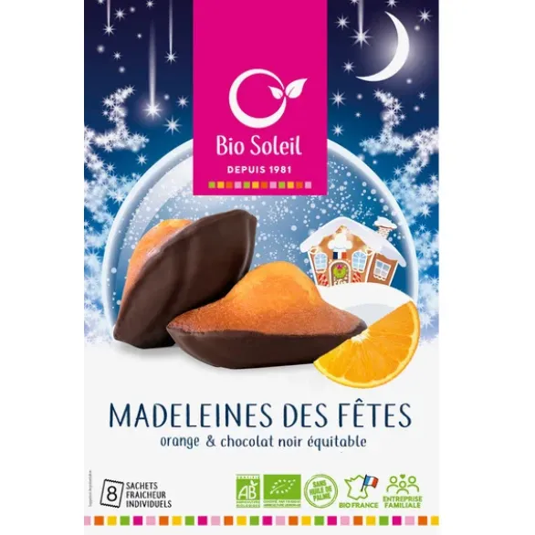 Madeleine orange et chocolat noir 200g