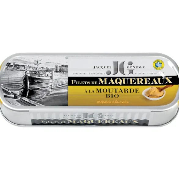 Maquereaux filets moutarde 169g