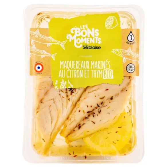 Maquereaux filets thym citron (4) 150g