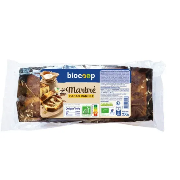 Marbré cacao vanille 250g