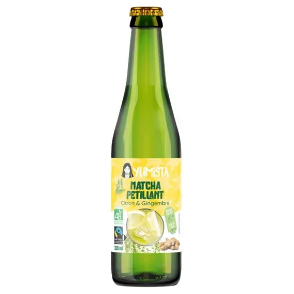 Matcha pétillant citron gingembre 33cl