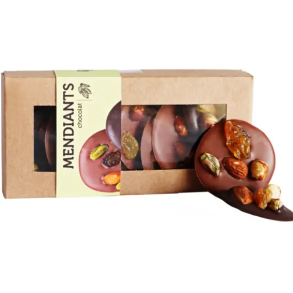 Mendiant chocolat noir et lait 130g