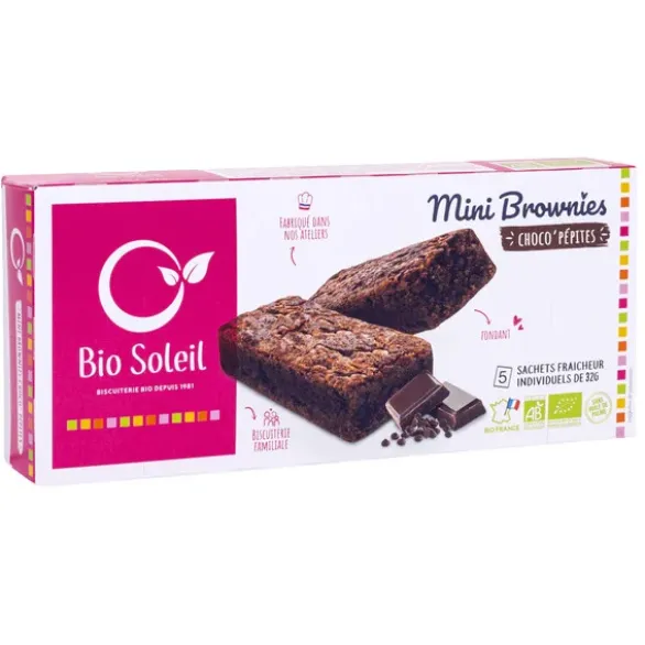 Mini brownie chocolat pépites (5) 160g