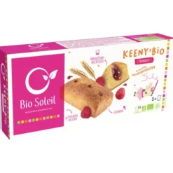 Mini cake fourré framboise Keeny (5) 160g