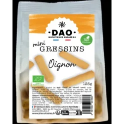 Mini gressins oignon 125g