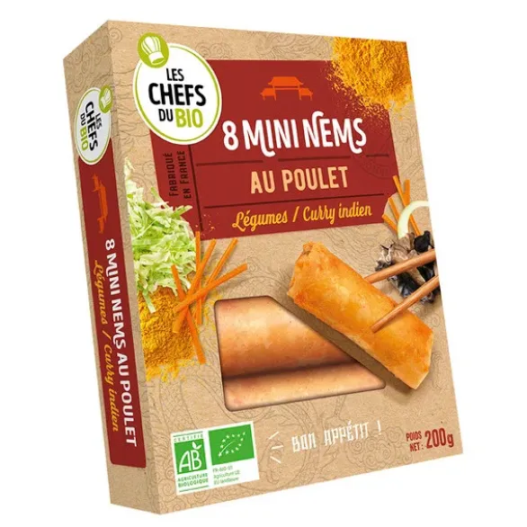 Mini nems poulet légu curry (8) 200g