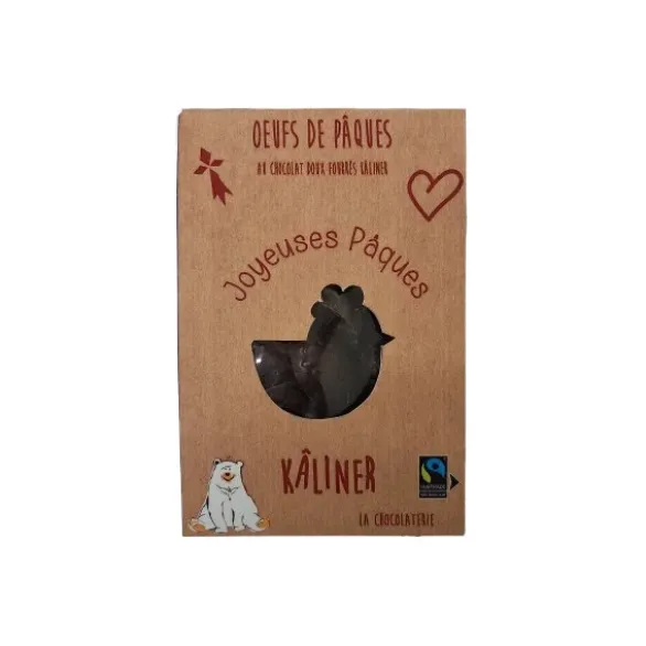 Mini œuf fourré caramel chocolat doux (15) 130g
