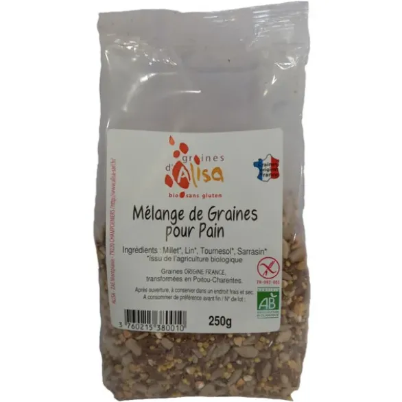 Mélange graines pour pain 250g