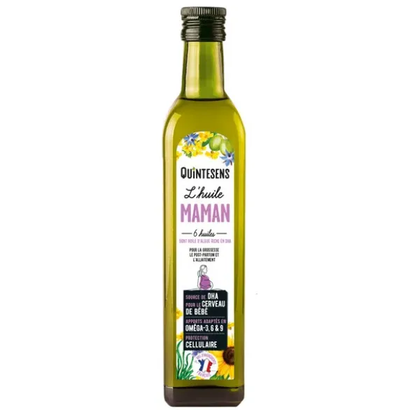 Mélange 6 huiles Maman - Grossesse, post-partum, allaitement 500ml