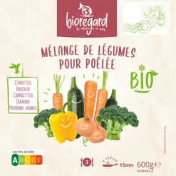 Mélange légumes pour poêlée 600g