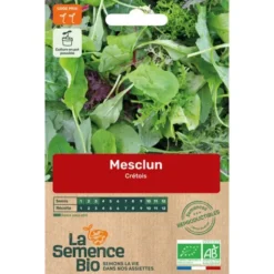 Mélange Mesclun crétois semence 1g