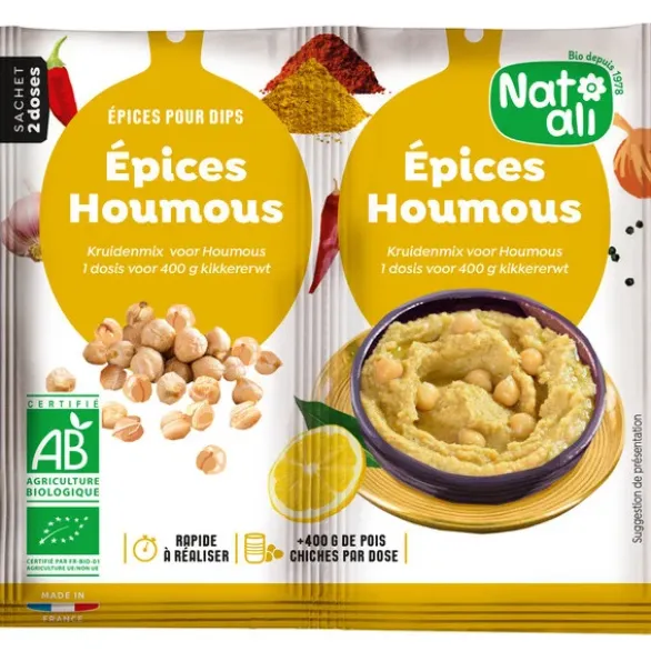 Mélange épices houmous 2x4g
