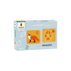 Mémo rigolo animaux et empreinte