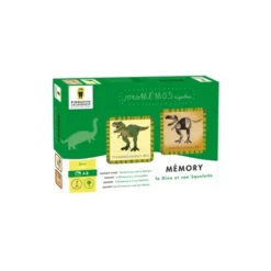 Mémo rigolo dinosaure et squelette