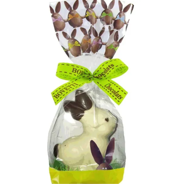 Moulage lapin au chocolat blanc 40g