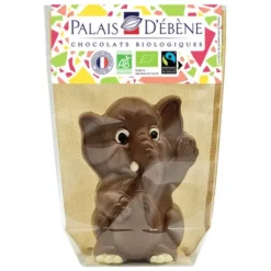 Moulage éléphant chocolat au lait 110g